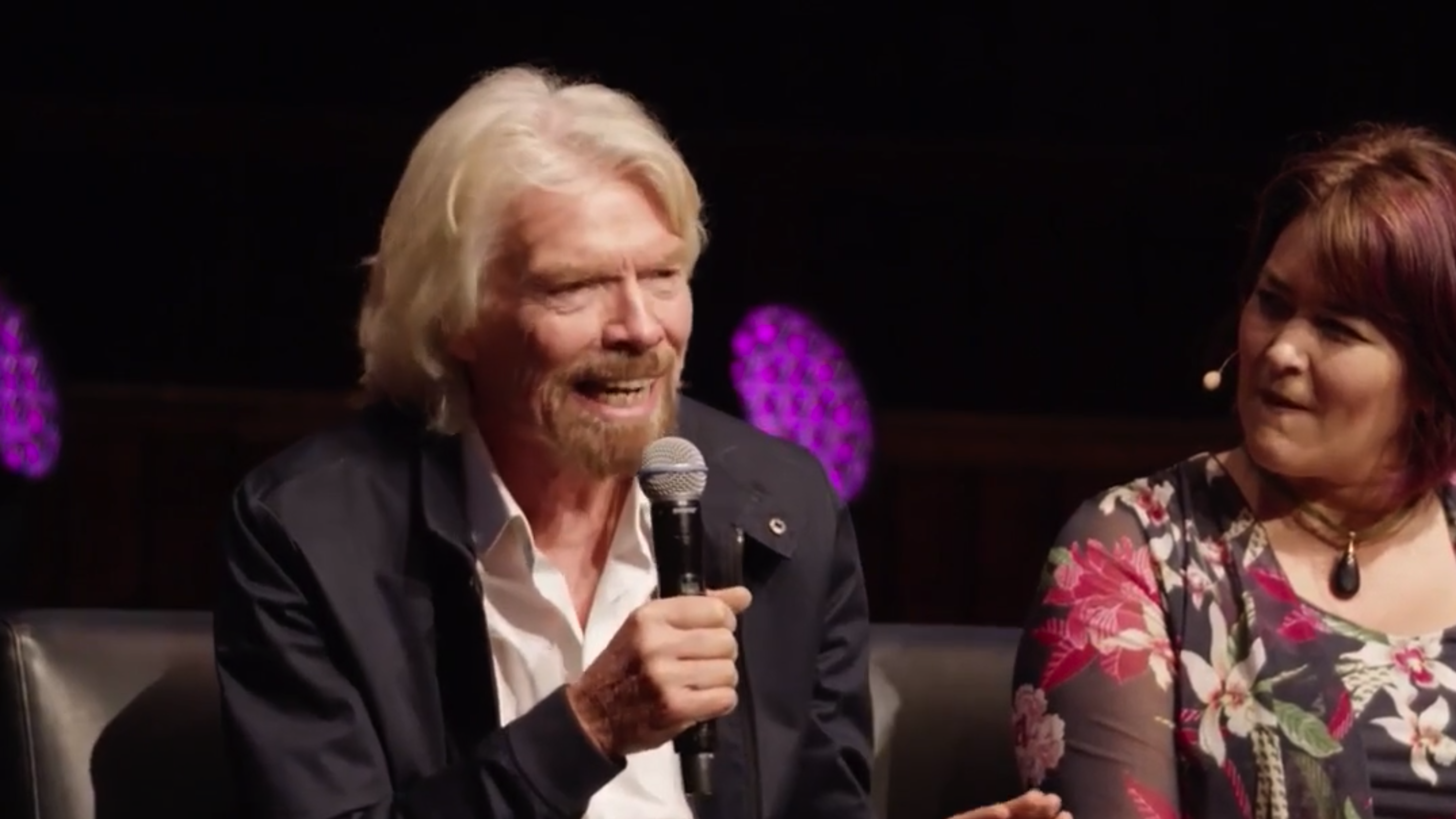 Sir Richard Branson sits on a panel of experts to discuss drug law reform